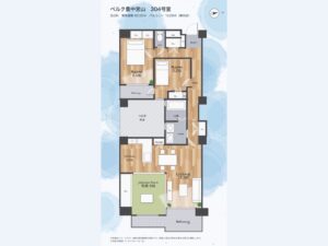 ベルク豊中宮山 間取り図